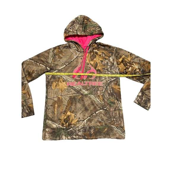 REALTREE Camo & Pink Women’s Size Small Performance Hoodie - Picture 6 of 10